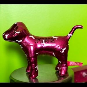 PINK Victoria’s Secret mini leather plush DOG